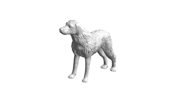 dog Game animal sculpture 3d print model - Mito3D