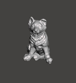 perro animal modelo escala 3d print model - Mito3D