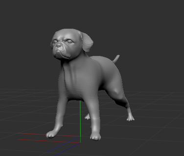 cane pitbull animale domestico trofeo cani podenco ibizenca 3d print model - Mito3D