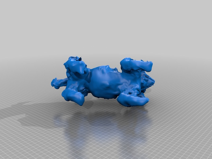 Hund Skulpturen 3d print model - Mito3D