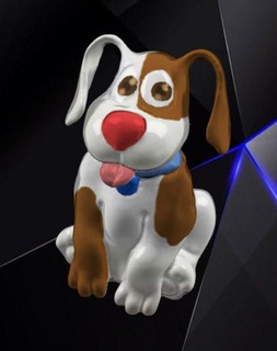 dog dog decoration  3d print model - Mito3D