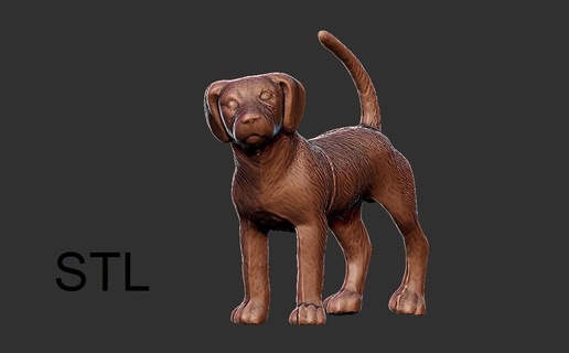 Hund 3d print model - Mito3D
