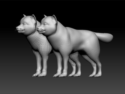 cane carina giocattolo ragazzi arte scrivania test modello sorprendente animale per reale bellezza bellissimo migliore brillante regalità 3d print model - Mito3D