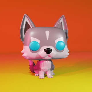 dog 3 funko pop custom art toys 3d print model - Mito3D