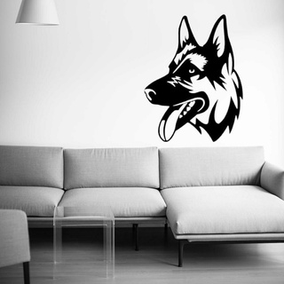 cão 3 parede decoração 3d print model - Mito3D