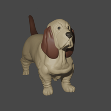 cane basset hound vari animale huhs cuccioli mascotte gara 3d print model - Mito3D
