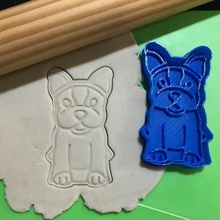 dog body simones cookie cutter stamp home bitch animal simons cutting fondant hallmark 3d print model - Mito3D
