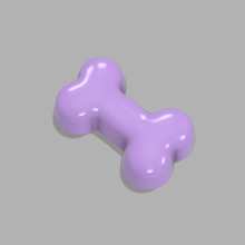 dog bone stl file 3d print model - Mito3D