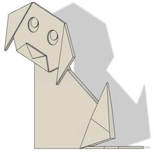 chien livre titulaire soutien animal jouet art artisanat 3d impression Bureau bureau étagère amoureux 3d print model - Mito3D