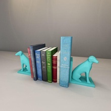 Hund Buch Stand Bibliothek dekorativ Kunst 3dprint Design 3d print model - Mito3D