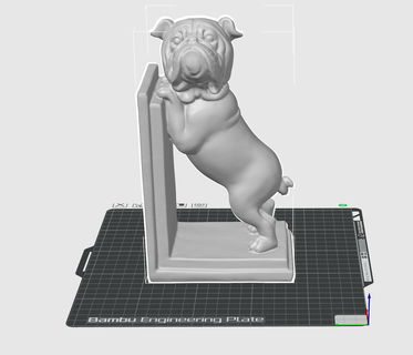 dog book stand right side decor organization home accessories storage books 3d printing organizer bookshelf art bookend holder lover gift 3d print model - Mito3D