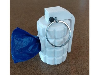 köpek taşıyıcı çanta el bombası köpekler anahtarlık 3d print model - Mito3D