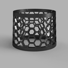 Hund Halsband verbessert Bienenwabe 3d print model - Mito3D