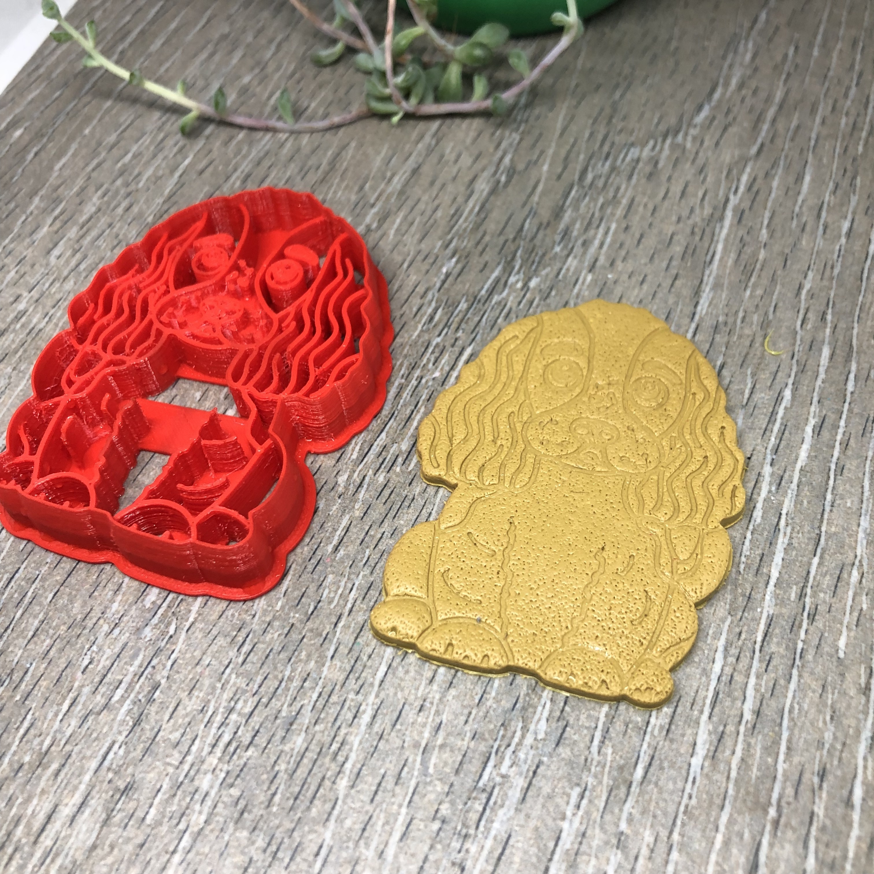 chien biscuit coupeur cuisinier fondant 3D print model - Mito3D