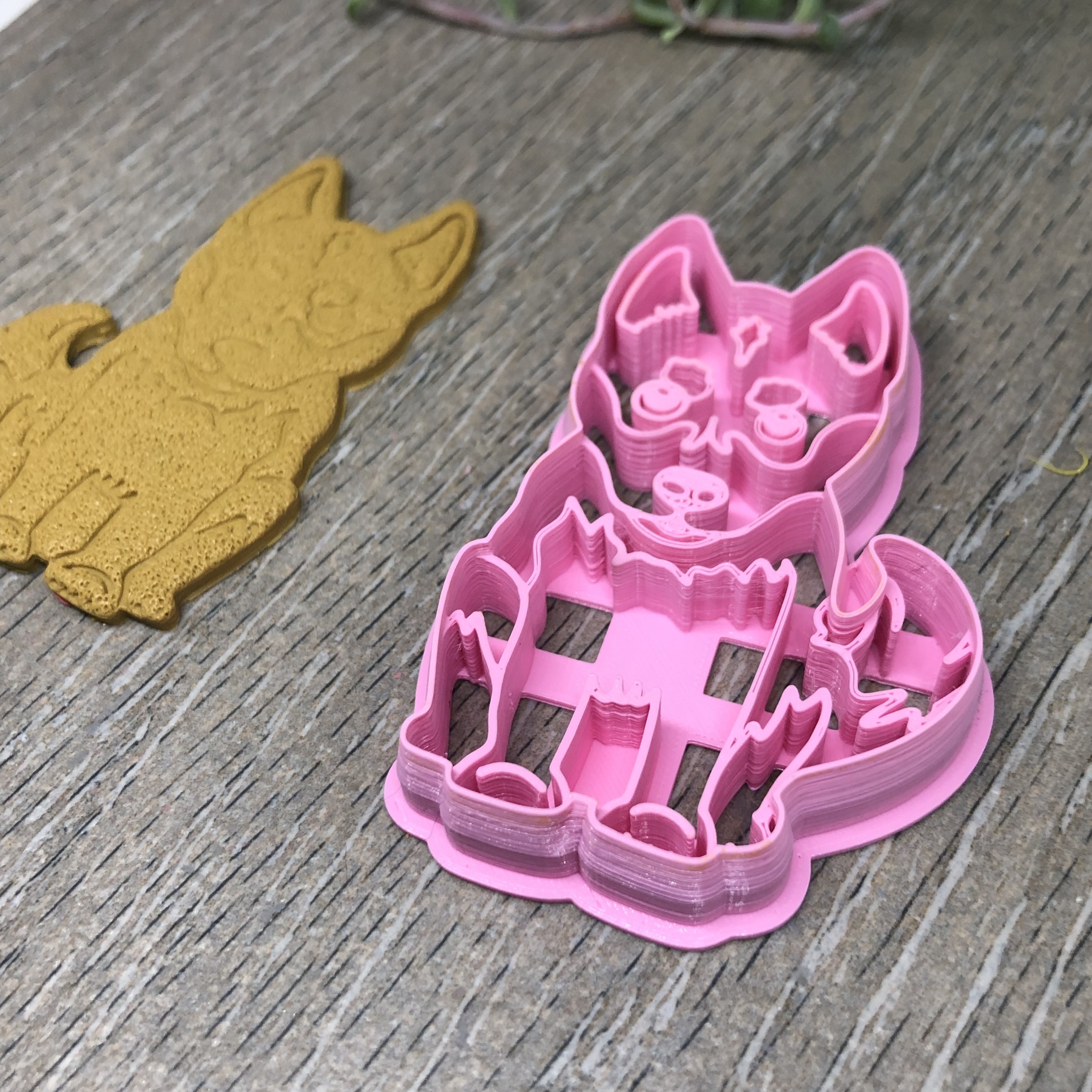 cane biscotto taglierina cookiecutter fondente 3D print model - Mito3D
