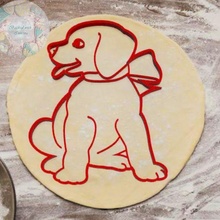 perro Galleta cortador cocina corte masas pastel cortadores panadería marcador marcadores sellos moldes animal animales 3d print model - Mito3D
