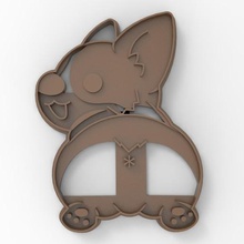 dog cookie cutter home coockie 3d print model - Mito3D