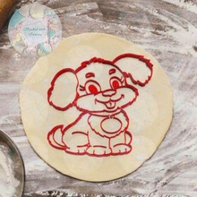 cão biscoito cortador cozinha corte missas bolo cortadores padaria porcelana ceramina argila pastelaria padeiros marcador marcadores selos Bolores animal animais 3d print model - Mito3D