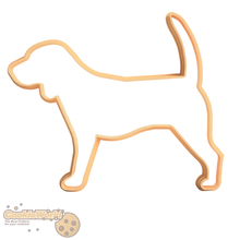 dog cookie cutter & stamp 3d print model - Mito3D