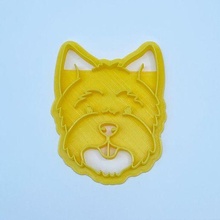 dog cookie cutter 3 cutters bakery fondant scotch terrier 3d print model - Mito3D