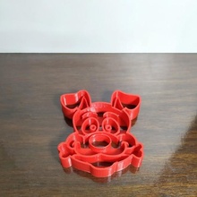 perro cortador herramienta animal agudo afilado masitas masa comida formas 3d print model - Mito3D