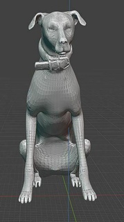 chien doberman 3d print model - Mito3D