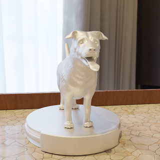 dog mascot cats animal animals sculpture statue 3d print model - Mito3D
