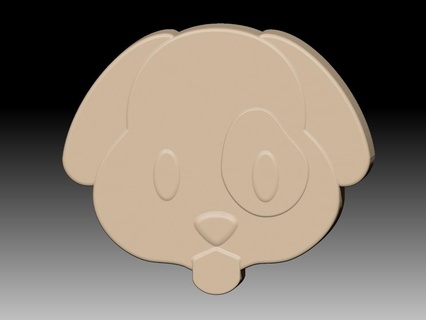 cão emoji sólido xampu mofo Sabonete bomba bombas banho shampoo pressione dogemoji animal animais 3d print model - Mito3D