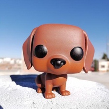 dog fop puppy dachshund figure funko 3d print model - Mito3D