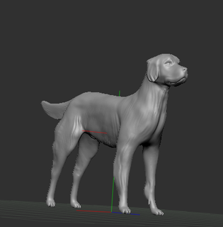 cane d'oro retriever pitbull animale domestico trofeo cani 3d print model - Mito3D
