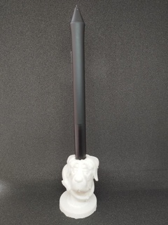 chien tête Wacom titulaire soutien art sculpter sculpture buste animal stylo 3d print model - Mito3D