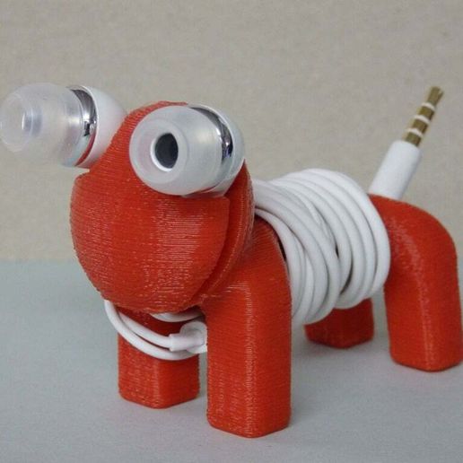 chien casque soutien écouteur titulaire écouteurs essentiel gadget musique 3D print model - Mito3D
