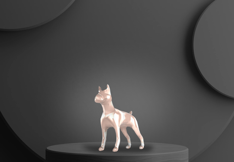chien Accueil maison décor décoration meubles animal jouet 3d print model - Mito3D