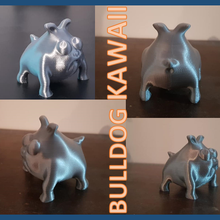 dog kawaii bulldog 3d print model - Mito3D