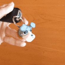 dog keychain schnauzer 3d print model fashion animal toy art 3d print model - Mito3D