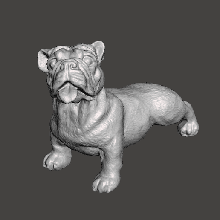 perro mascota figura stl obj Arte dogstl collie animal amigo 3d print model - Mito3D