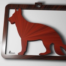 dog medal 3d print model - Mito3D