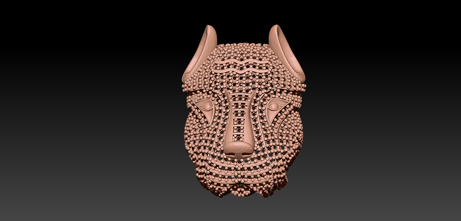 Hund Halskette 3D print model - Mito3D
