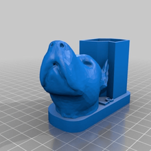 perro sostenedor pluma titular lápiz oficina 3d print model - Mito3D