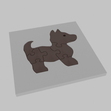 dog puzzle animal toy game 3d print model - Mito3D