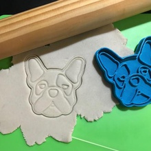 cão simones pack x3 cortador de biscoito carimbo corte a casa cadela animais simons o fondant marca 3d print model - Mito3D