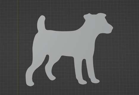 cane staffy pitbull casa parete montato arredamento animale domestico 3d print model - Mito3D