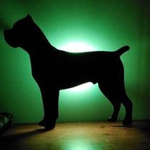 dog wall lamp 3d print model - Mito3D