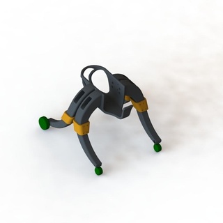 chien fauteuil roulant Accueil maison 3d print model - Mito3D