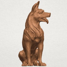 dog wolfhound various car chair tree table sofa character game exterior human interior people girl house miniatures figurines sculpture animal zoo mammal 3d print model - Mito3D