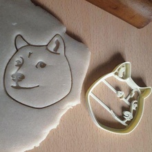 doge meme chien shiba inu célèbre biscuit pâte coupeur argile art Shiba Inu drôle blague Pâtisserie 3d print model - Mito3D