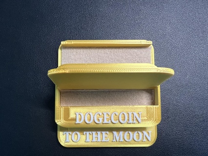 dogecoin iphone 13 pro desk stand doge crypto mobile phone 3d print model - Mito3D