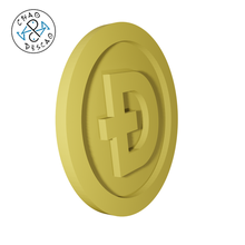 dogecoin pin croc fascino gadget sandali cappello cilindro bitcoin btc etere eth doge 3d print model - Mito3D