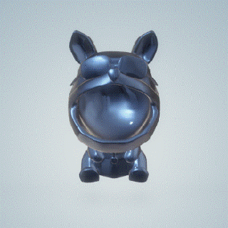 doggy scp dog ornament pet loyalty friendship realistic collectible gift home office charm tenderness decoration 3d print model - Mito3D