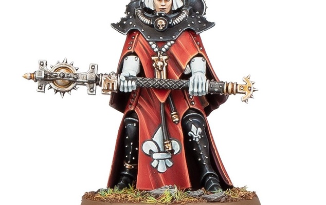 dogmas jogos guerra martelo adepta sororitas batalha irmãs varredura of wh40k escuro império 3d print model - Mito3D